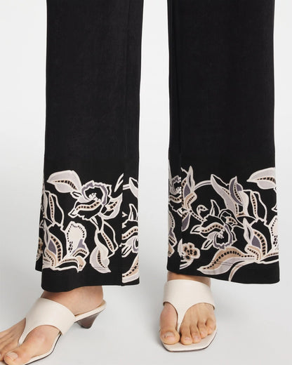 Chico's Travelers™ Border Pants Travelers Black