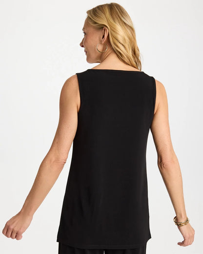 Chico's Travelers™ Knit Buckle Tunic Black