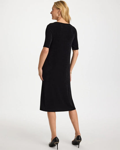 Chico's Travelers™ Elbow Sleeve Dress Travelers Black
