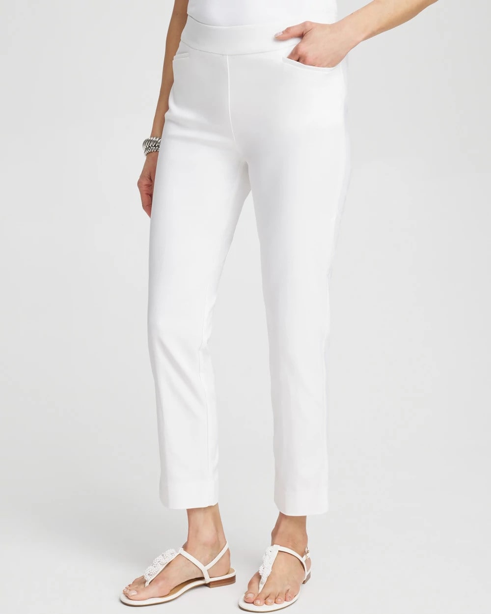 Chico's Brigitte™ Slim Ankle Pants Alabaster
