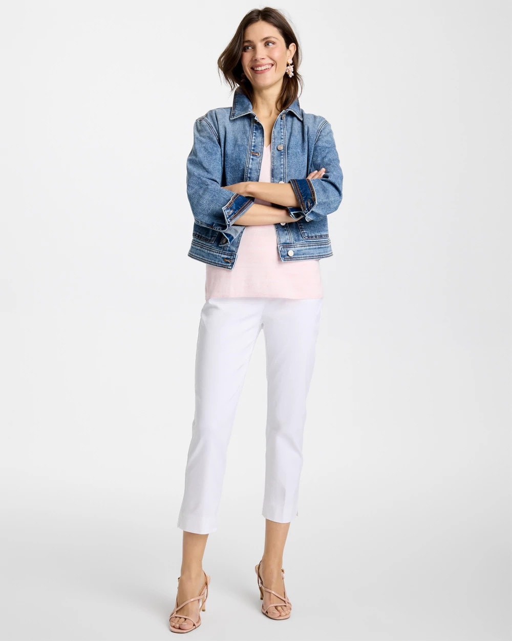 Chico's Brigitte™ Pull-On Cropped Pants Alabaster