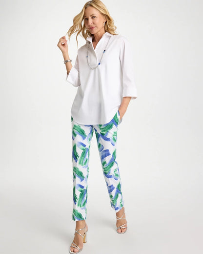 Chico's Brigitte™ Straight Whisp Crop Amparo Blue