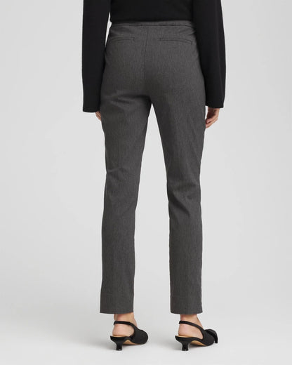 Chico's Brigitte™ Slim Ankle Pants Graphite Heather Gray