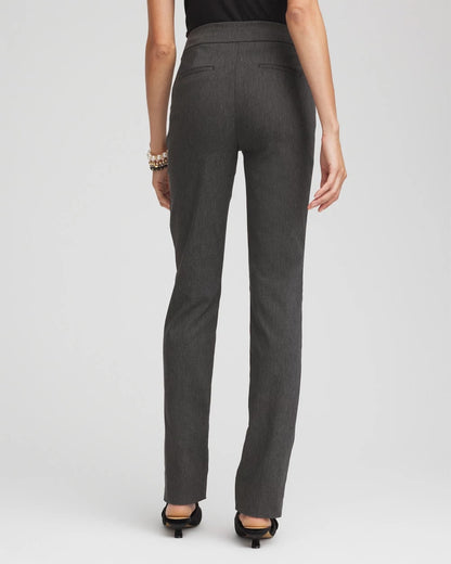 Chico's Brigitte™ Slim Full-Length Pants Graphite Heather Gray