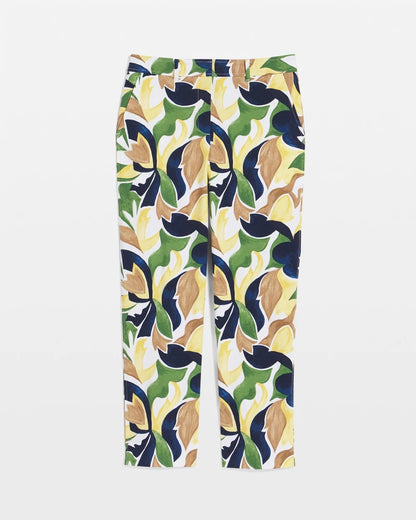 Chico's Emme Straight Mod Cropped Pants Alabaster