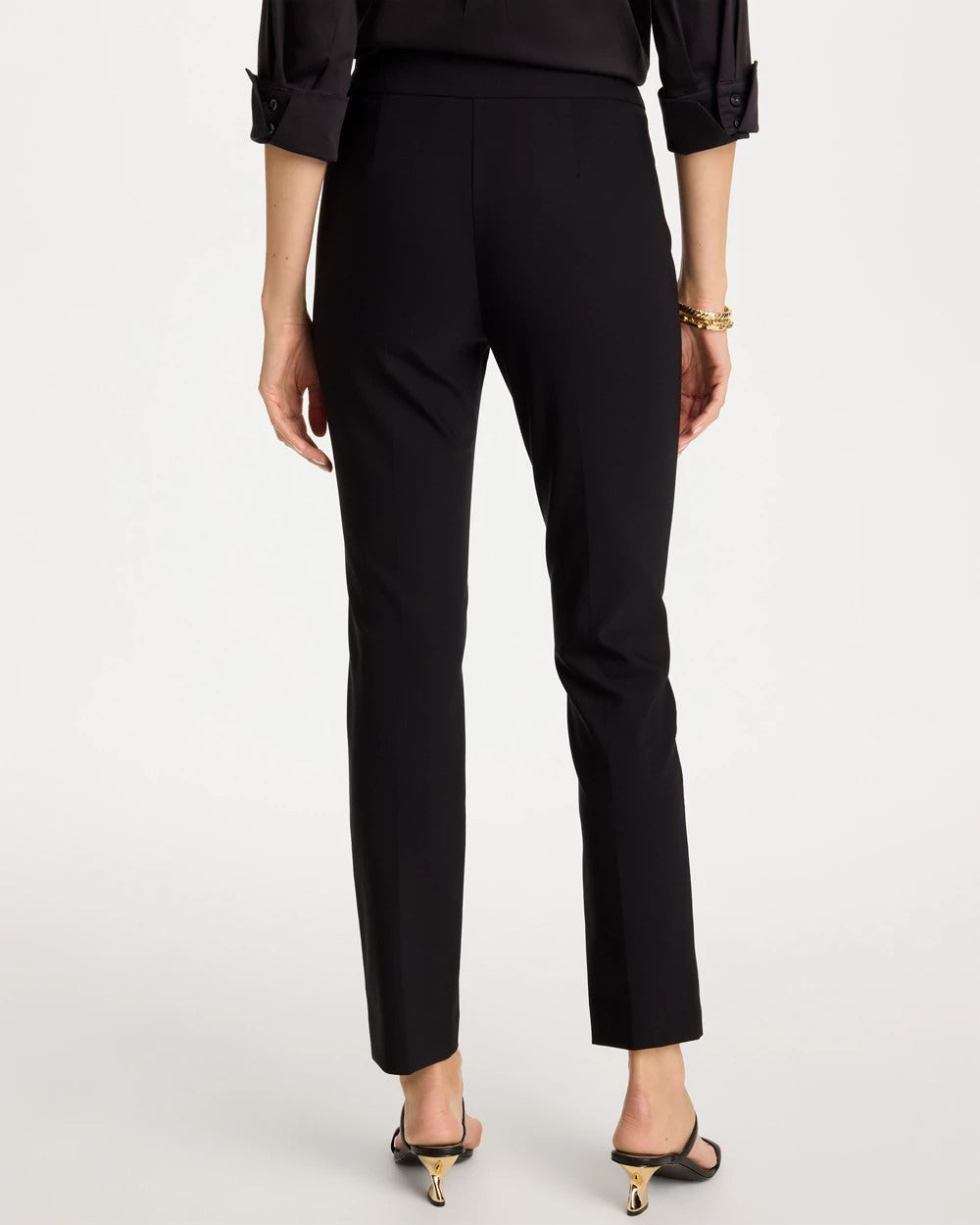 Chico's Juliet Bi-Stretch Slim Ankle Pants Black