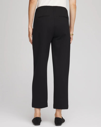Chico's Juliet Relaxed Tapered Ankle Pants Black
