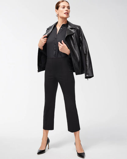 Chico's Juliet Kick Flare Pants Black