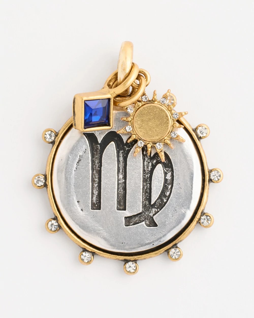 Chico's Virgo Zodiac Charm Pendant Mixed Metals