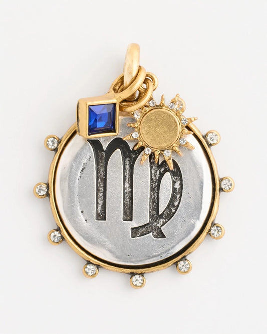 Chico's Virgo Zodiac Charm Pendant Mixed Metals