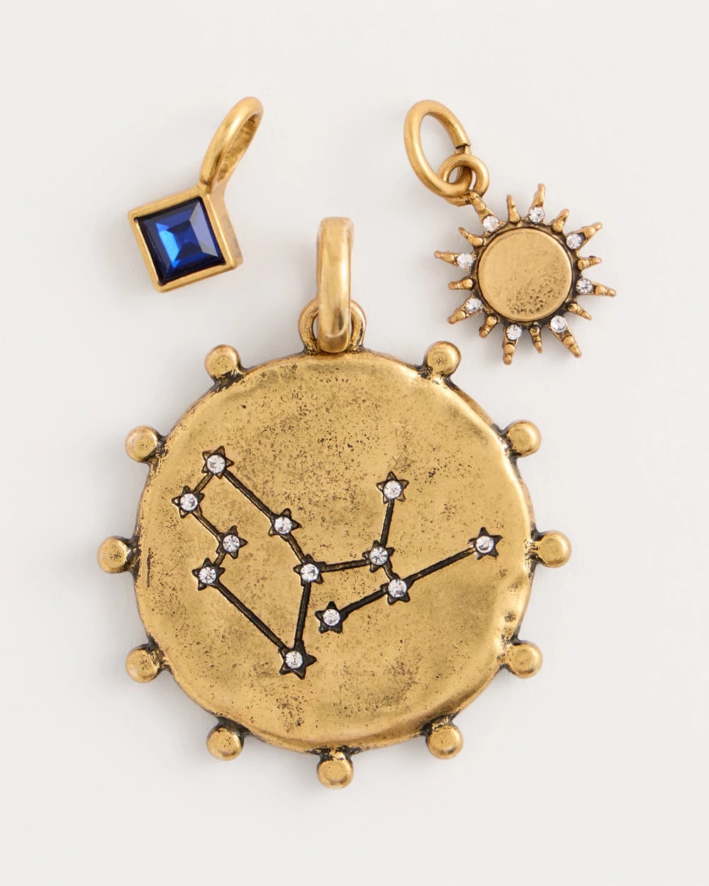 Chico's Virgo Zodiac Charm Pendant Mixed Metals