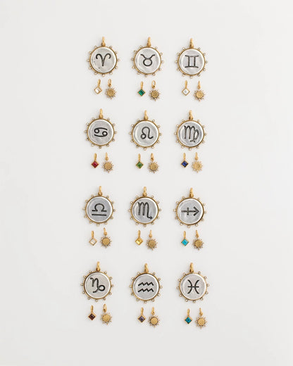 Chico's Scorpio Zodiac Charm Pendant Mixed Metals