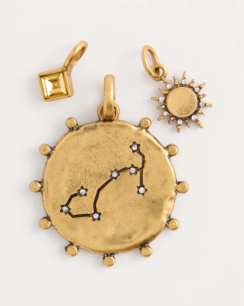 Chico's Scorpio Zodiac Charm Pendant Mixed Metals
