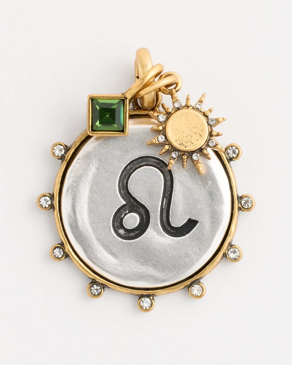 Chico's Leo Zodiac Charm Pendant Mixed Metals