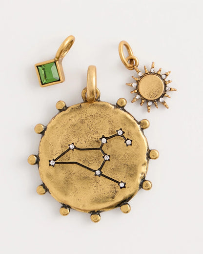 Chico's Leo Zodiac Charm Pendant Mixed Metals