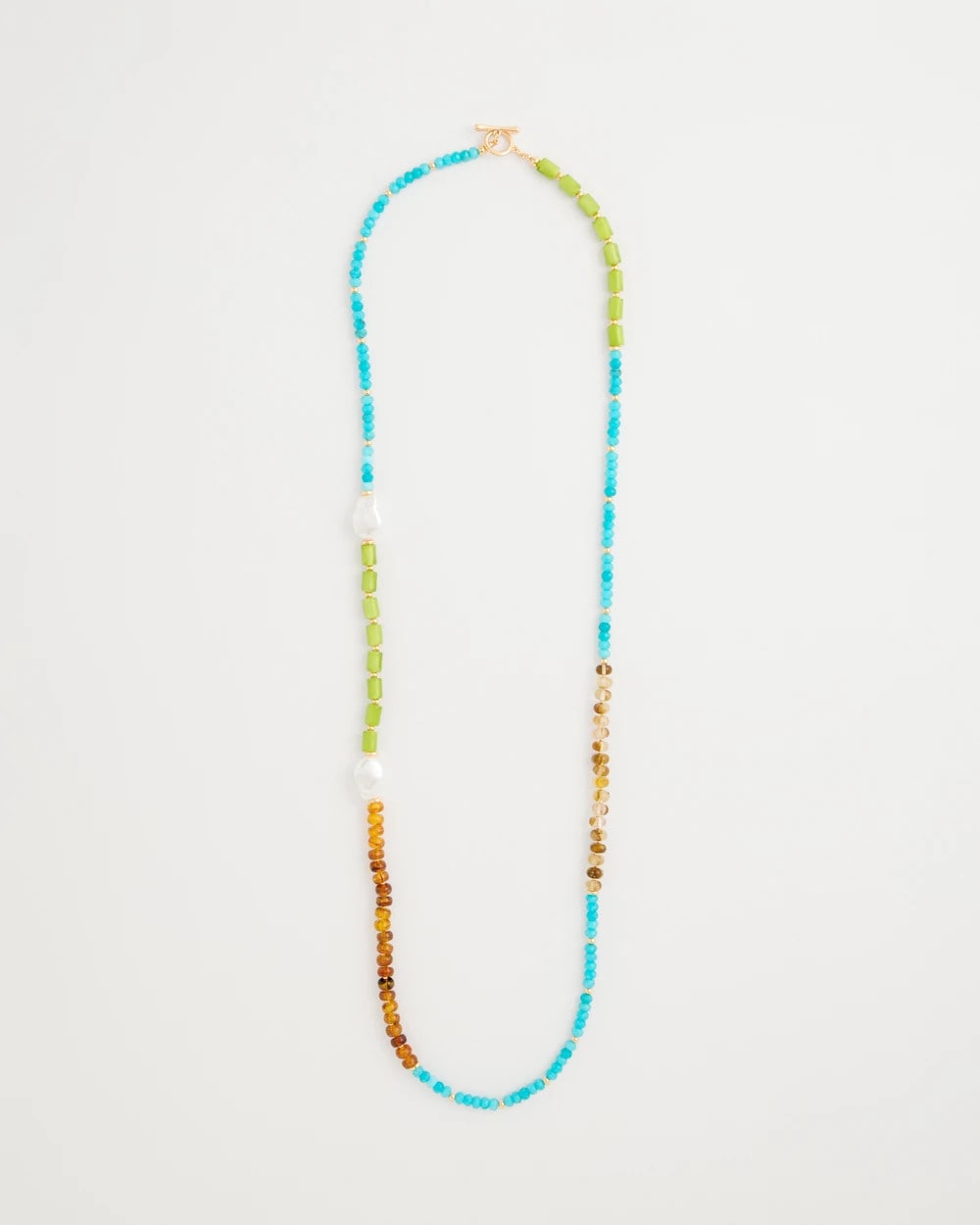 Chico's Resin Single-Strand Necklace Multi