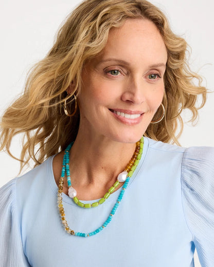 Chico's Resin Single-Strand Necklace Multi