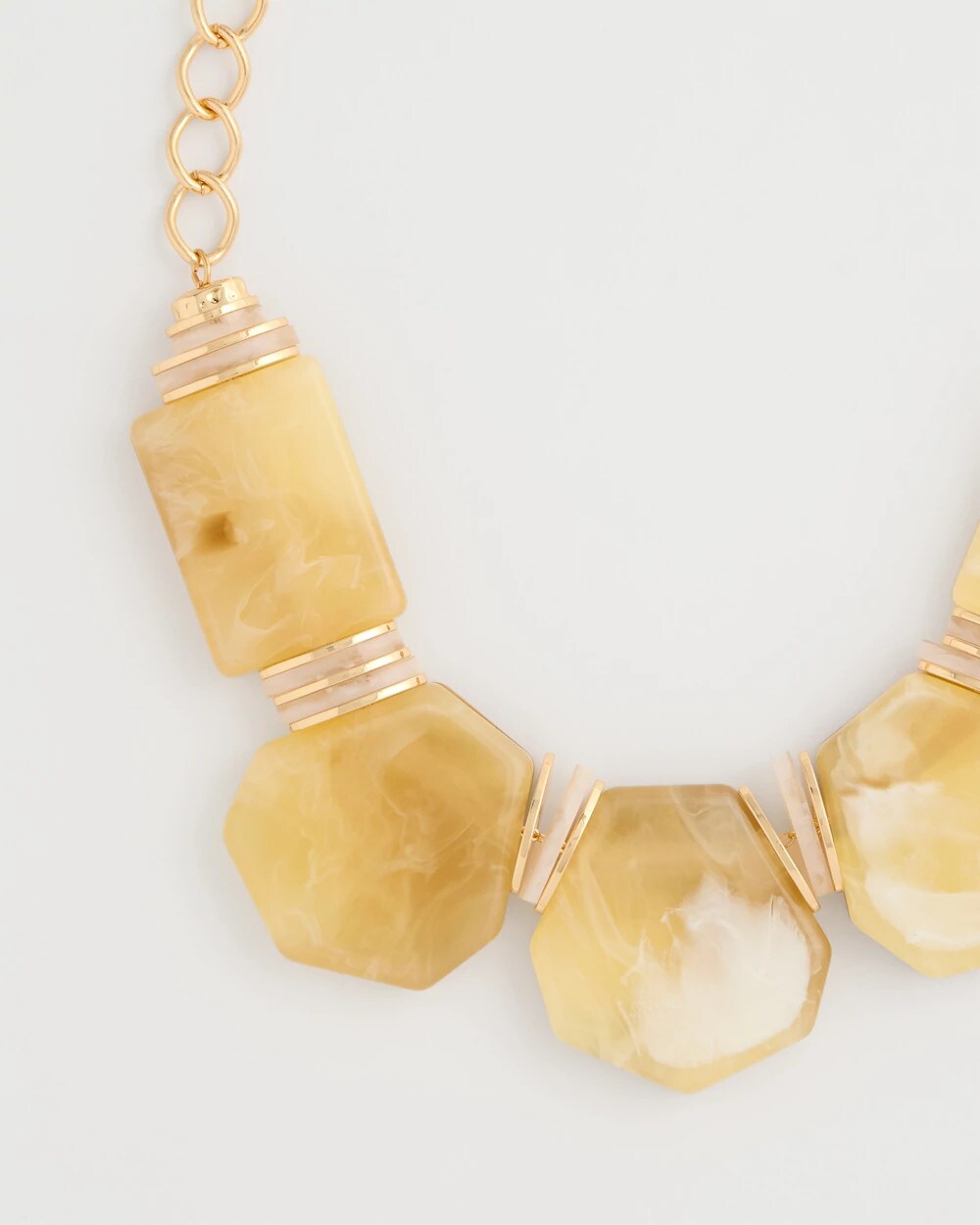 Chico's Chico's Originals Neutral Stone Bib Necklace Neutral