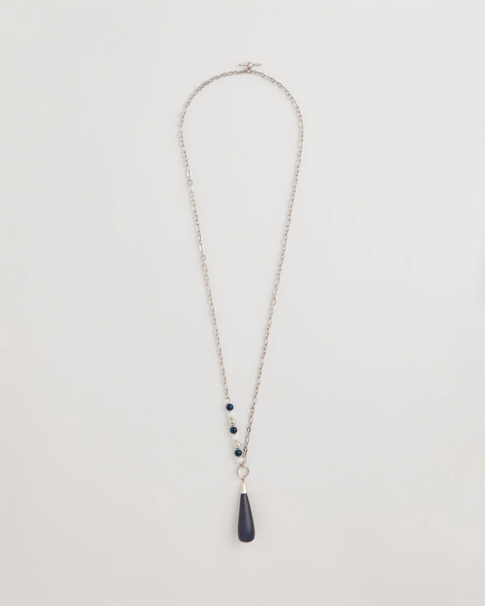 Chico's Siren Teardrop Pendant Necklace Blue