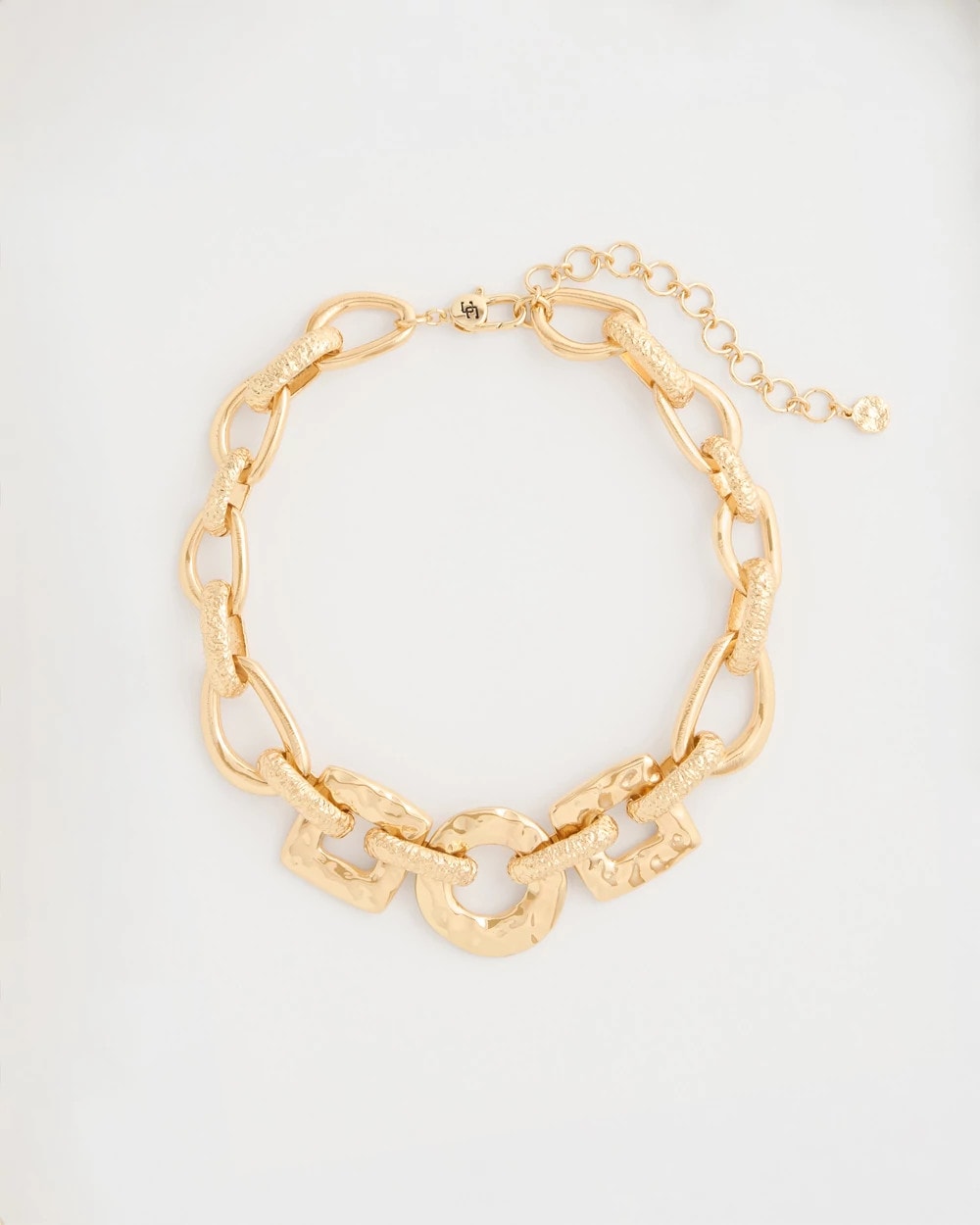 Chico's Chunky Collar Necklace Gold