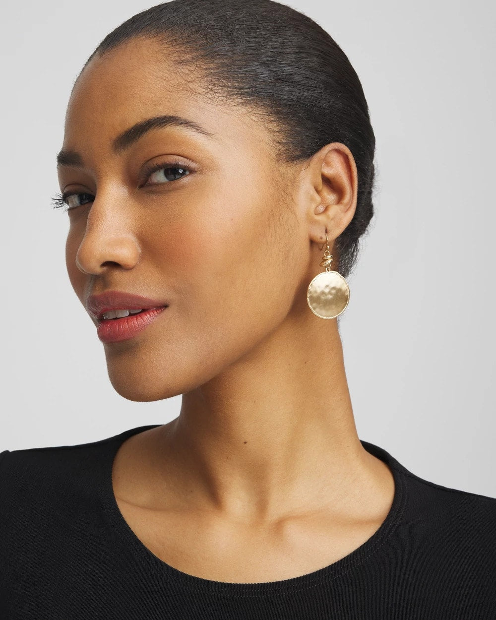 Chico's Tayla Drop Earrings Gold