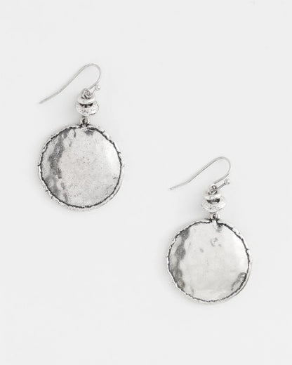 Chico's Tayla Drop Silver Earrings Silver