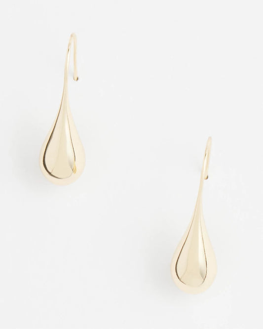 Chico's No Droop™ Gold Tone Teardrop Threader Earrings Gold