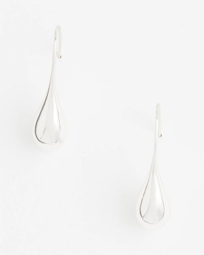 Chico's No Droop™ Silver Tone Teardrop Threader Earrings Silver