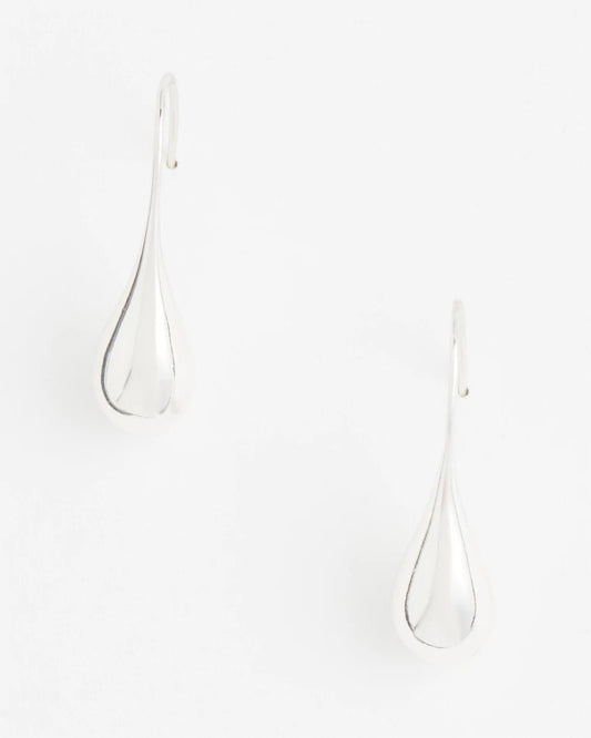 Chico's No Droop™ Silver Tone Teardrop Threader Earrings Silver