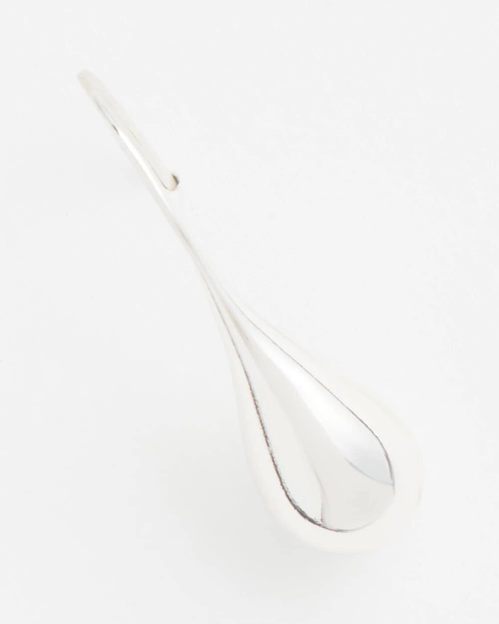 Chico's No Droop™ Silver Tone Teardrop Threader Earrings Silver