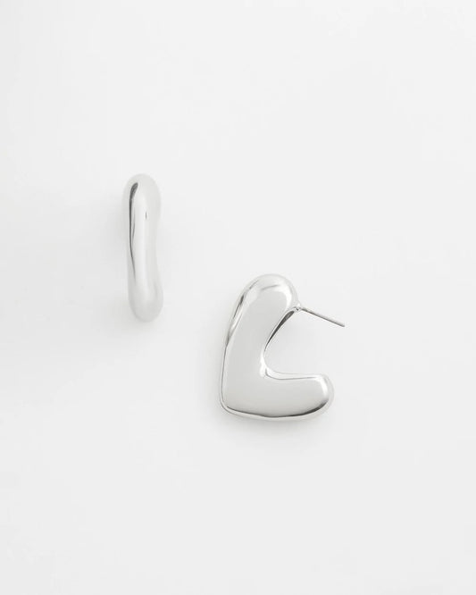 Chico's No Droop® Silver Tone Mini Hoops Silver