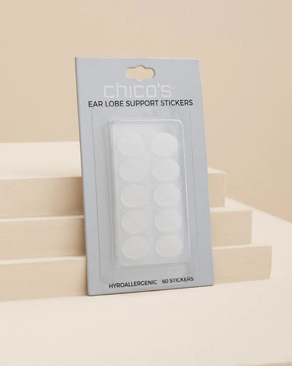 Chico's Ear Lobe Support Stickers White