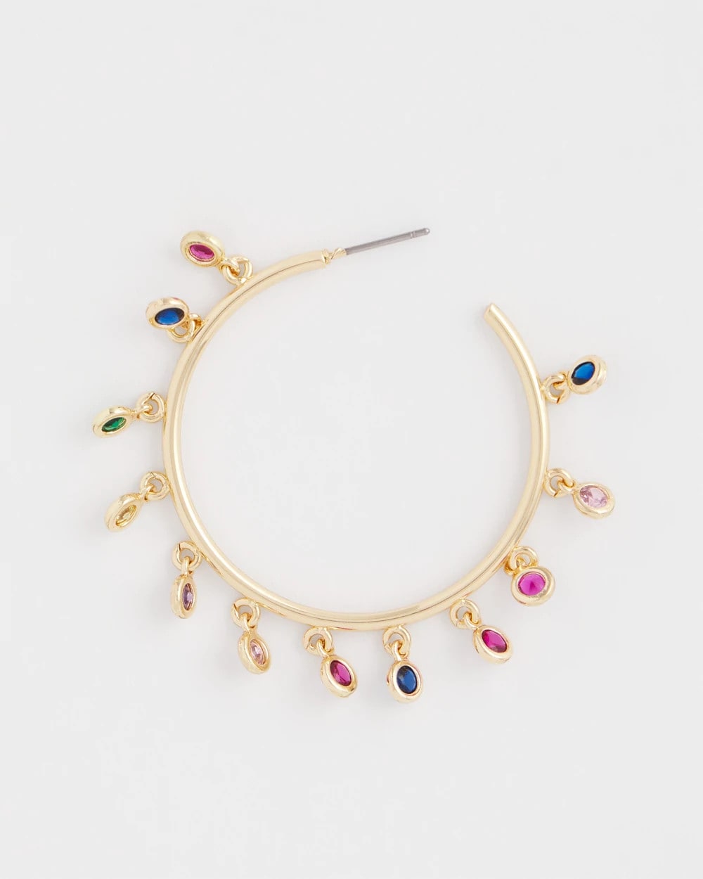 Chico's Multi-Color Hoop Earrings Multi