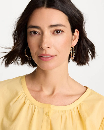 Chico's Multi-Color Hoop Earrings Multi