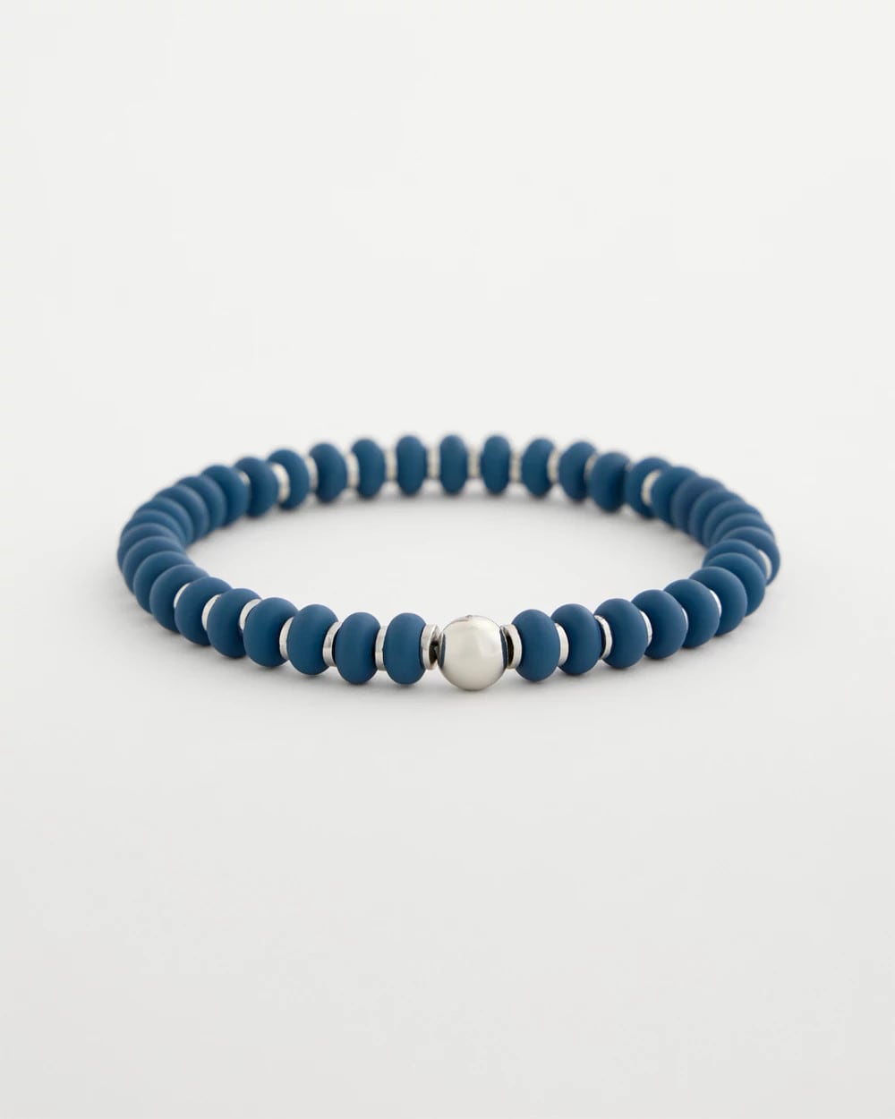 Chico's Navy Round Stretch Bracelet Navy