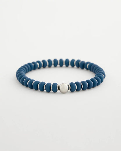 Chico's Navy Round Stretch Bracelet Navy