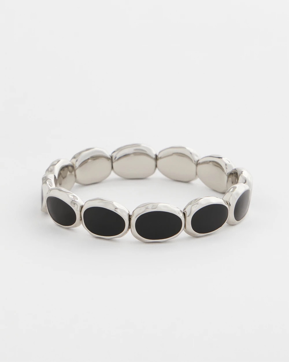 Chico's Black Large Stretch Bracelet Black