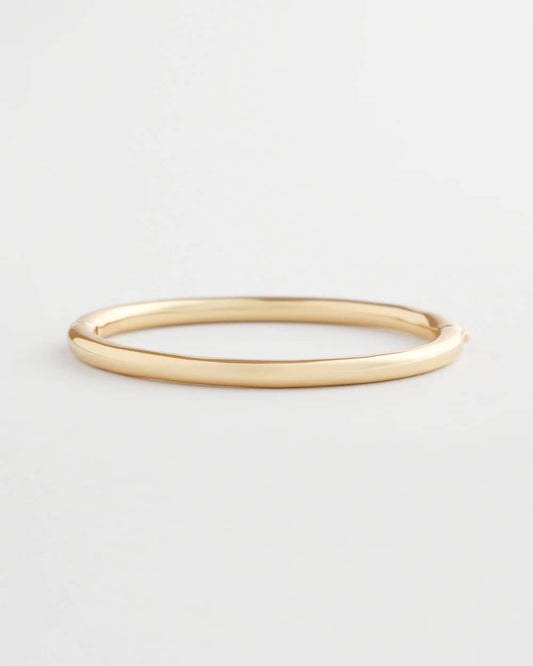 Chico's Gold Hinge Bangle Gold