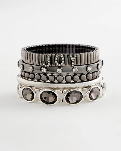Chico's Silver Hinge Bangle Silver