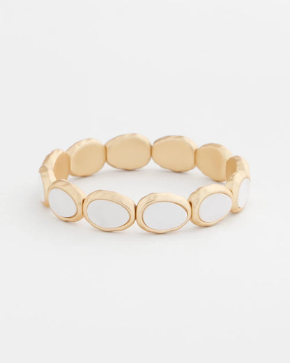 Chico's Pearlescence Stretch Bracelet Pearl