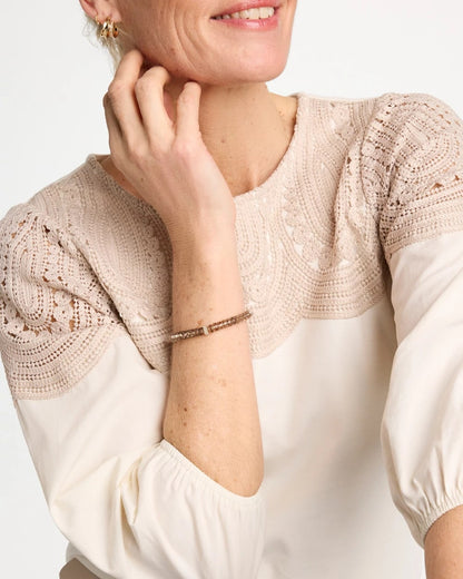 Chico's Neutral Fireball Stretch Bracelet Neutral