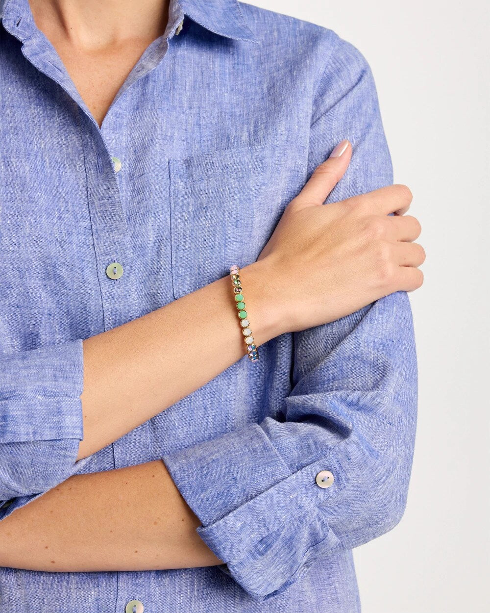 Chico's Tennis Bracelet Multi