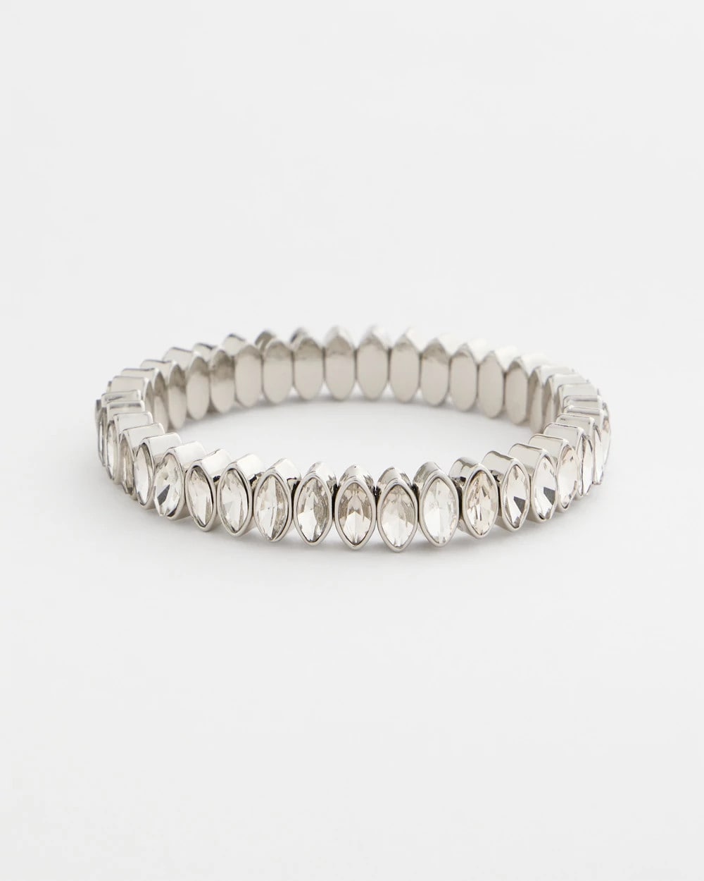 Chico's Marquise Silver Stretch Silver