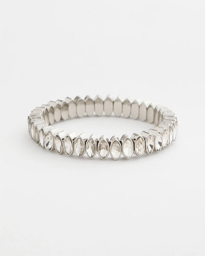 Chico's Marquise Silver Stretch Silver
