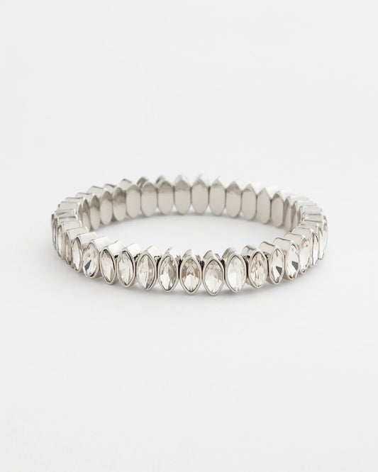 Chico's Marquise Silver Stretch Silver