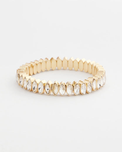 Chico's Marquise Gold Stretch Gold