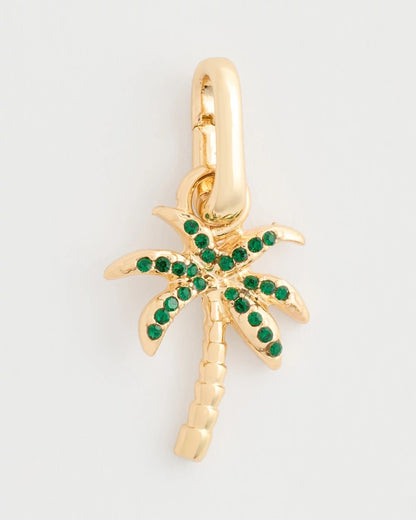 Chico's Palm Tree Charm Gold
