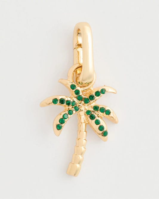 Chico's Palm Tree Charm Gold