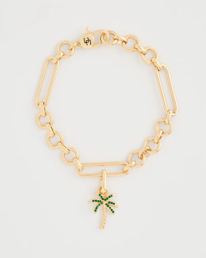 Chico's Palm Tree Charm Gold