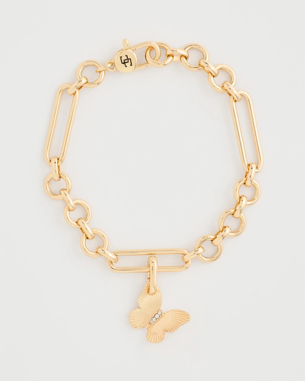 Chico's Butterfly Charm Gold